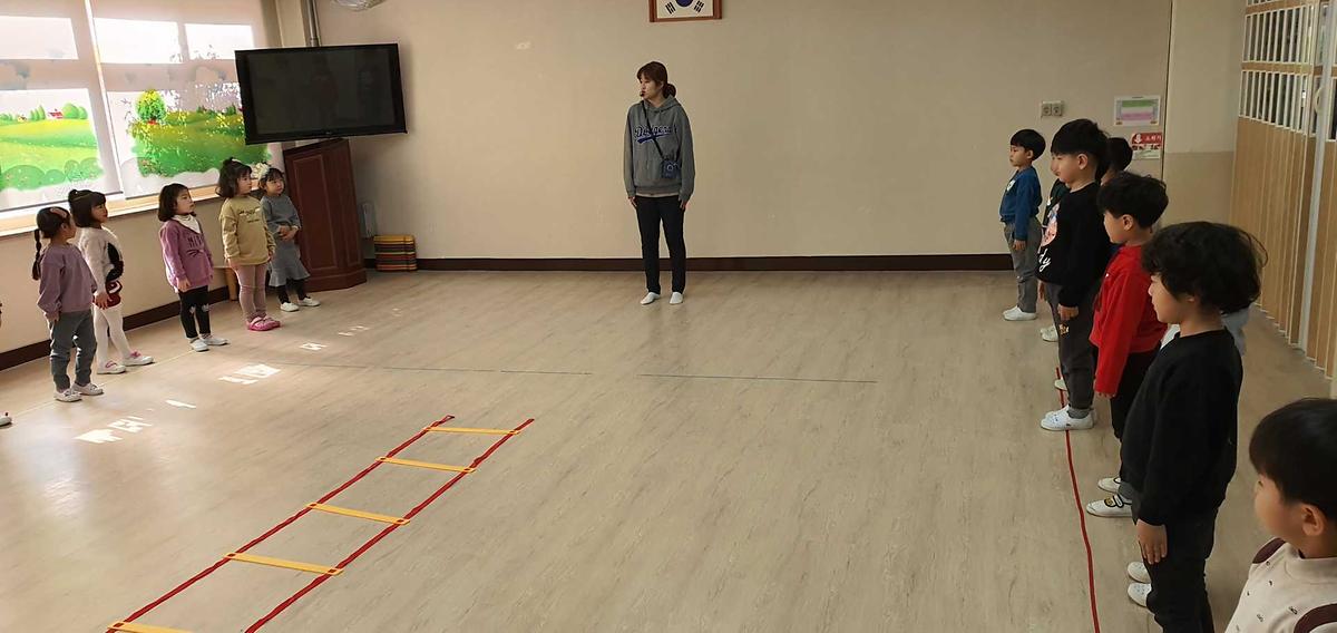 서림초등학교 병설유치원 수업 사진