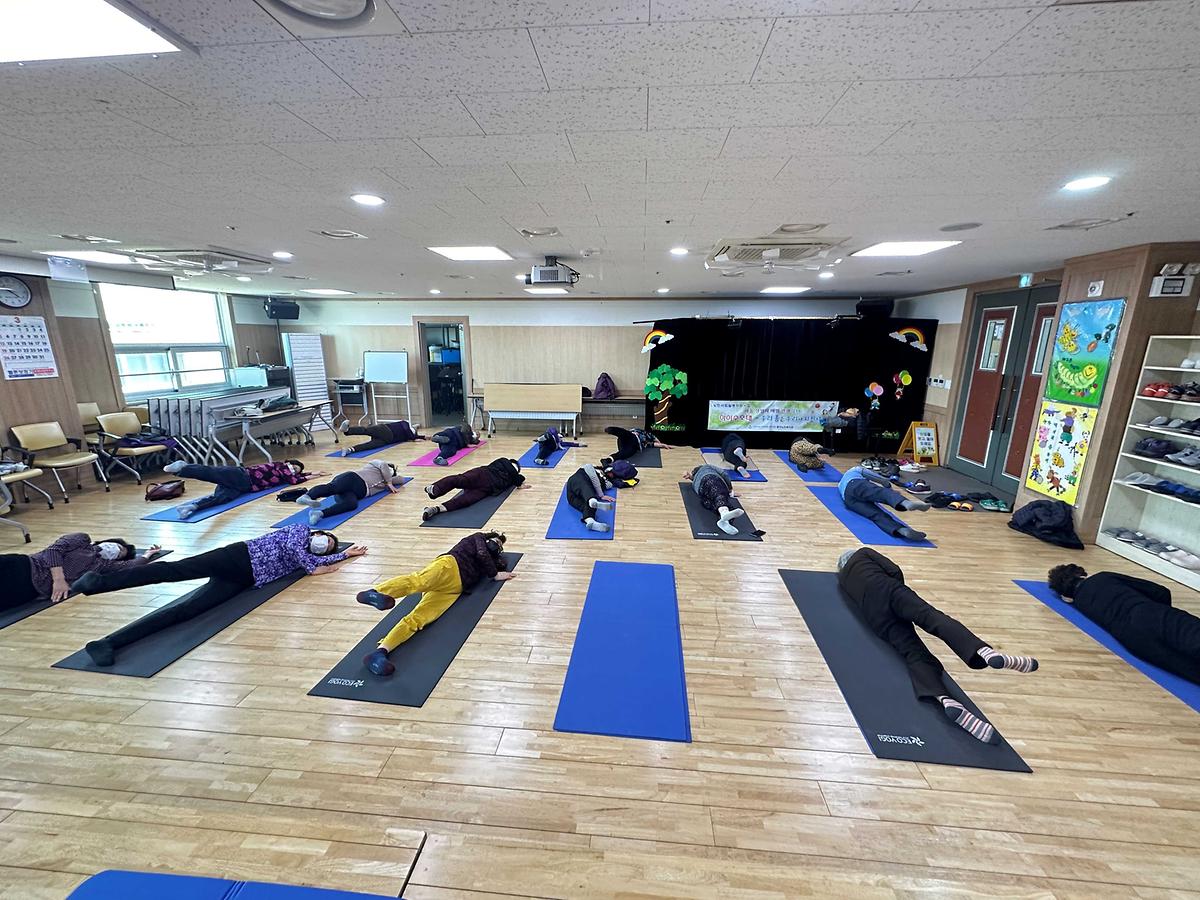 노인복지관 수업 사진