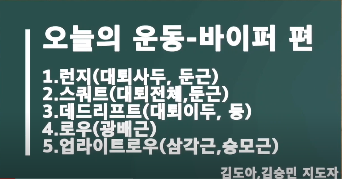 근력운동 - 바이퍼근력운동 사진